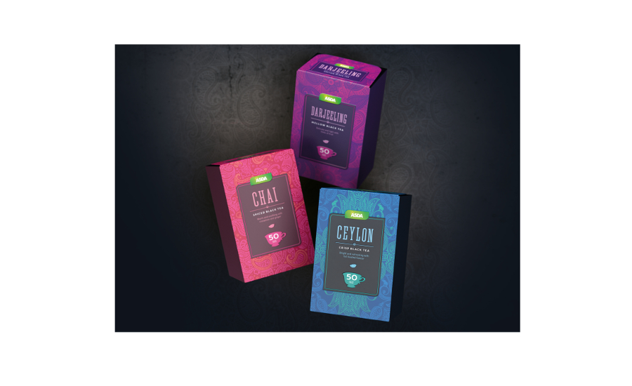 Colorful Redesign Brewed Up For Asda Own Label Tea Range