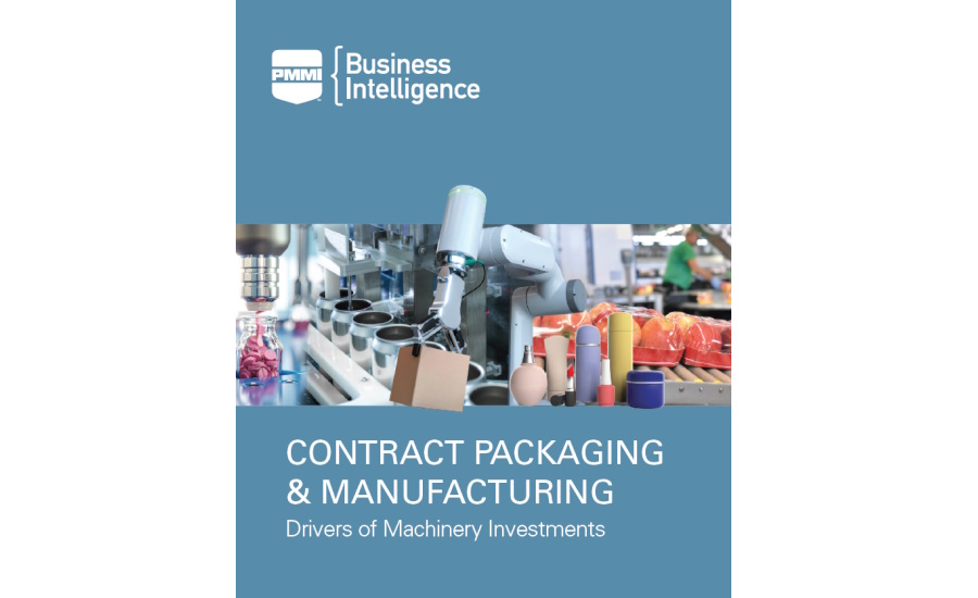 Cover of PMMI report on contract packaging