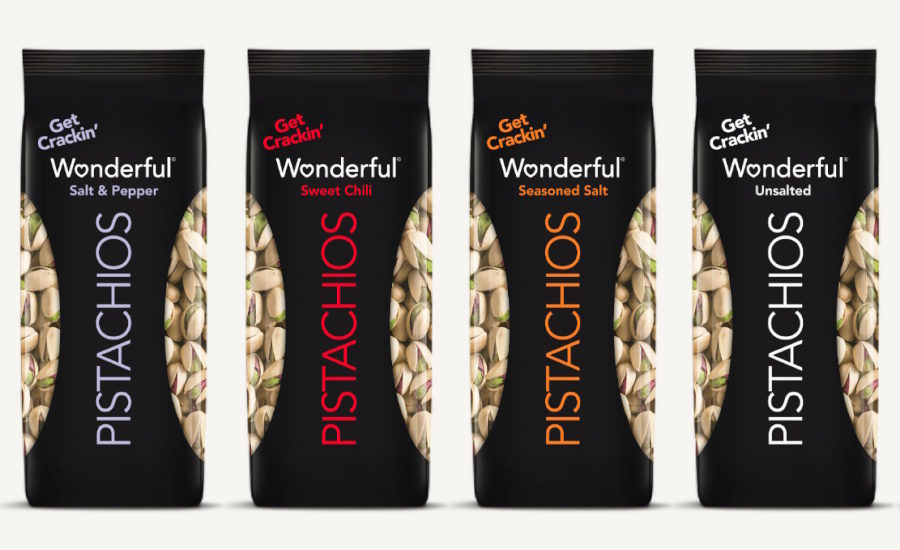 Different varieties of Wonderful® Pistachios