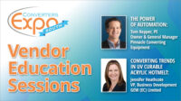 Jennifer Heathcote and Tom Klepper will conduct Vendor Education Sessions at Converters Expo South