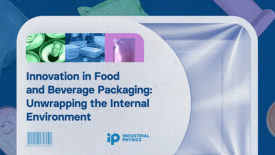 The cover of the Industrial Physics report, “Innovation in Food and Beverage Packaging: Unwrapping the Internal Environment.”