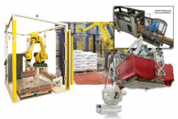 Machinery palletizing