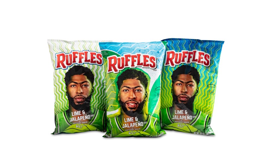 Ruffles Lime and Jalapeño Anthony Davis Bags