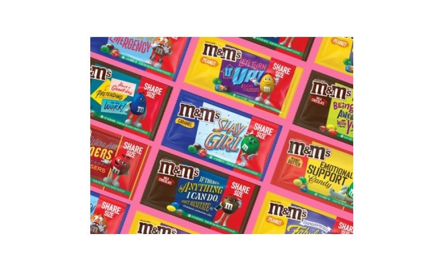 Fans will flip over new packs of M&M's candy that celebrate women